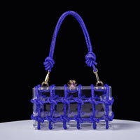 Sac à main transparent filet vert - TransparenceSac.com
