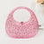 Sac transparent rose étincelant chic - modèle Pink - TransparenceSac.com