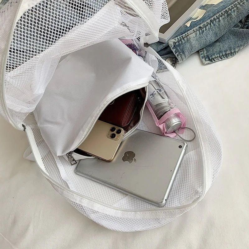 Sac à dos transparent chic école