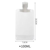 Flacon de voyage 100ml transparent - TransparenceSac.com