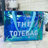 Sac shopping transparent joyeux irisé fashion - modèle B029-279 - TransparenceSac.com