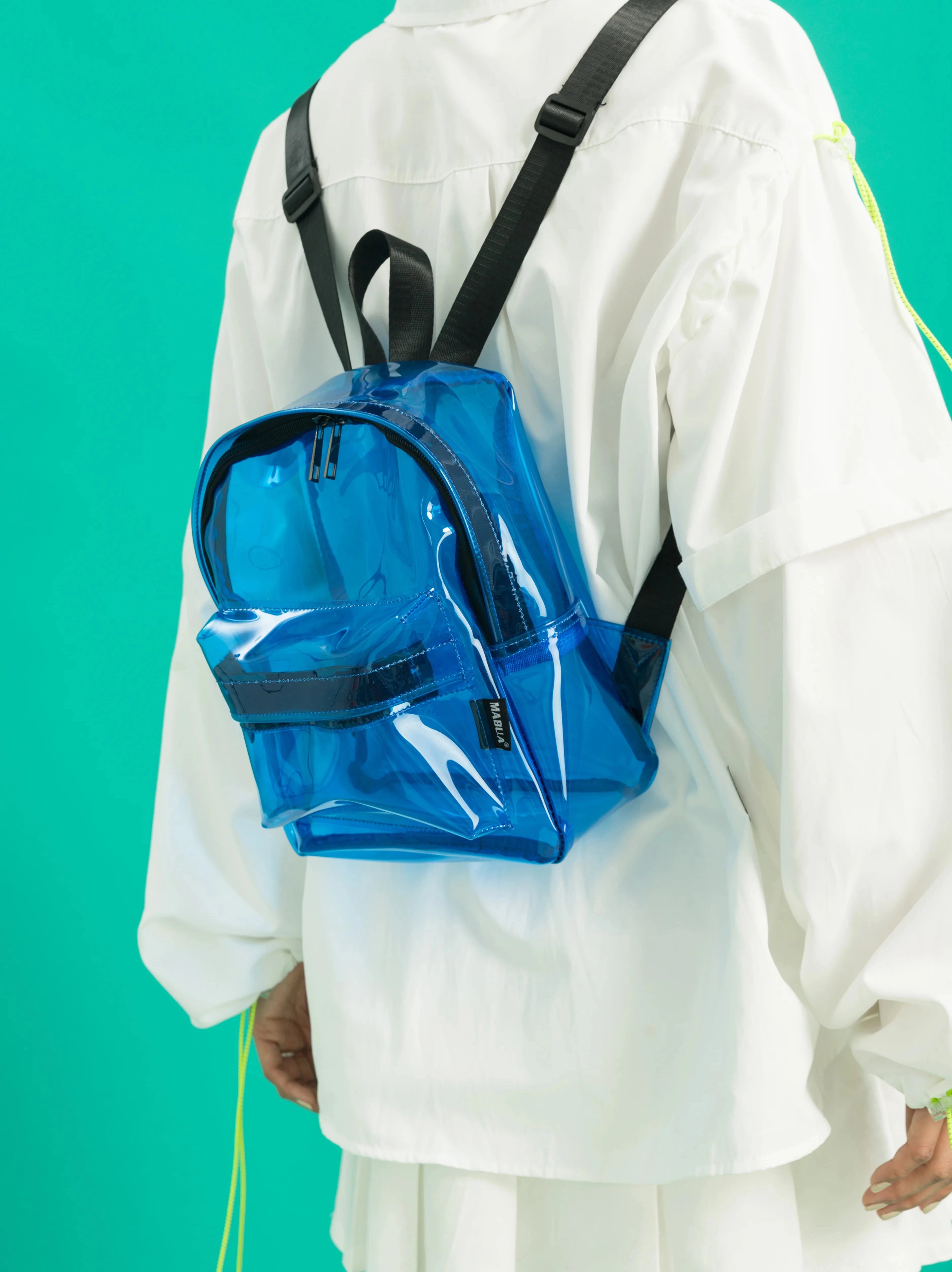 Sac à dos transparent rose fashion