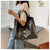 Sac de shopping mode transparent noir - modèle black - TransparenceSac.com