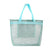 Sac shopping transparent vert fashion - modèle Sky Blue - TransparenceSac.com