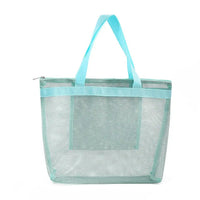 Sac shopping transparent vert fashion - modèle Sky Blue - TransparenceSac.com