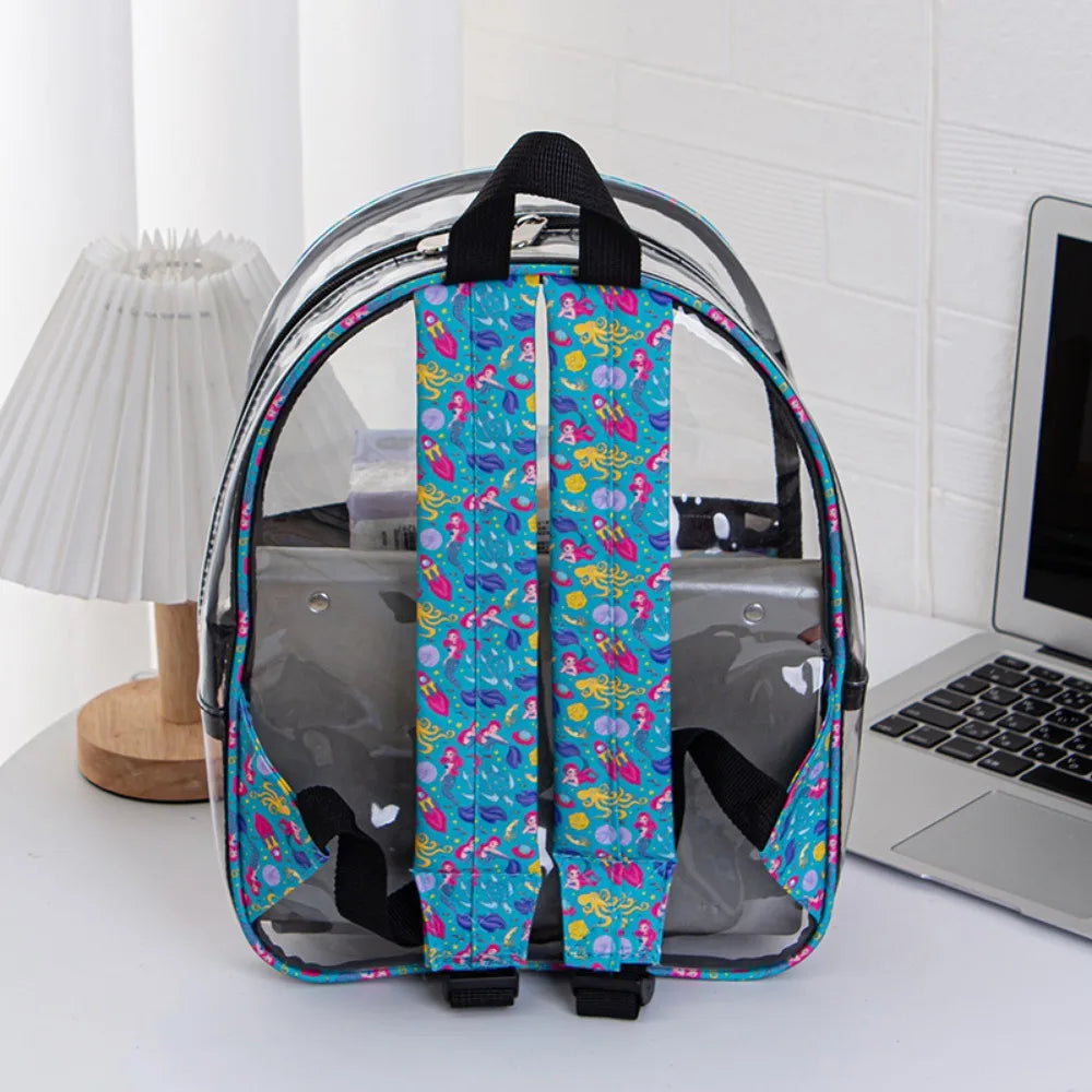 Sac à dos transparent fashion coloré