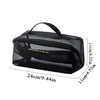 Trousse maquillage transparente rose fun