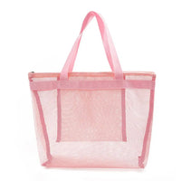 Sac shopping transparent vert fashion - modèle Pink - TransparenceSac.com