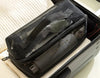 Trousse transparente noire voyage fashion