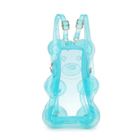Sac à dos transparent ourson mode - modèle SKY BLUE - TransparenceSac.com