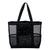 Sac de plage transparent avec pochettes multiples - modèle Black - TransparenceSac.com