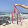 Sac de Plage Transparent Élégant et Pratique