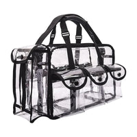 Sac à main transparent multi-poches élégant
