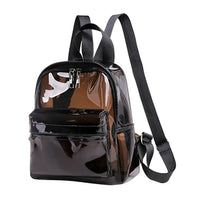 Sac à dos transparent tendance noir - modèle black - TransparenceSac.com