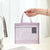 Trousse de toilette transparente suspendue - modèle PURPLE - TransparenceSac.com
