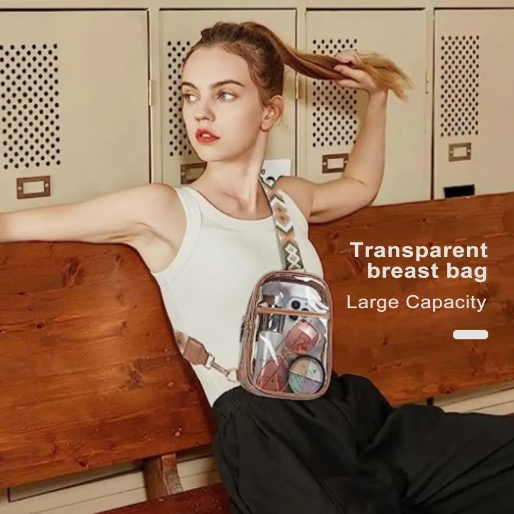 Sac Transparent Mode Bandoulière Élégante Fonctionnelle