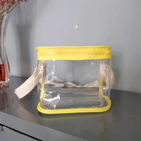 Trousse de Voyage Transparente Fashion - modèle Yellow - TransparenceSac.com