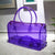 Sac a main transparent bleu fashion - modèle PURPLE - TransparenceSac.com