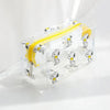 Trousse transparente personnages cartoons adorables