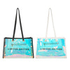 Sac à main transparent holographique fashion