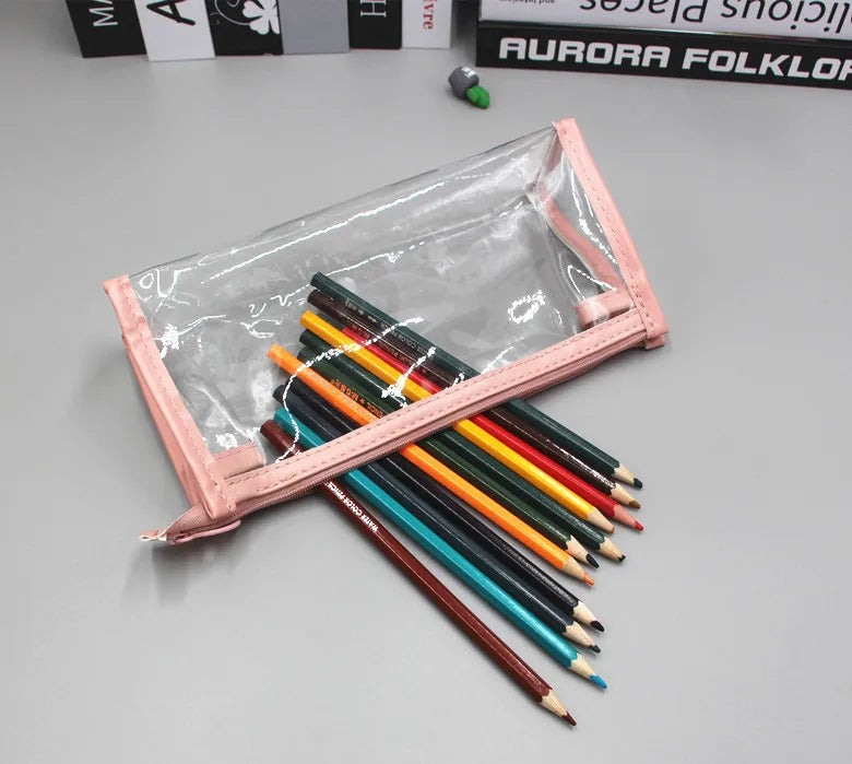 Trousse de maquillage transparente fashion