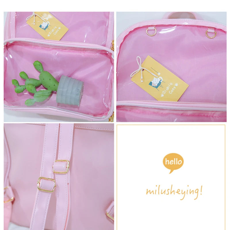 Sac à dos mode rose élégant