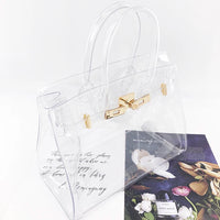 Sac à main transparent holographique fashion - TransparenceSac.com