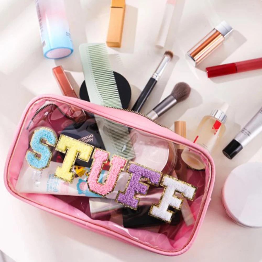 Trousse transparente fashion stuff compacte