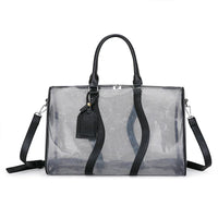Sac à main transparent fashion jaune tendance - modèle 4 - TransparenceSac.com