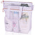 Trousse de toilette transparente rose fashion - modèle WHITE - TransparenceSac.com
