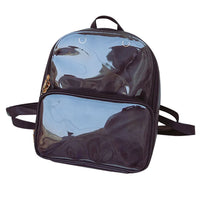 Sac à dos transparent bleu fashion - modèle Black - TransparenceSac.com