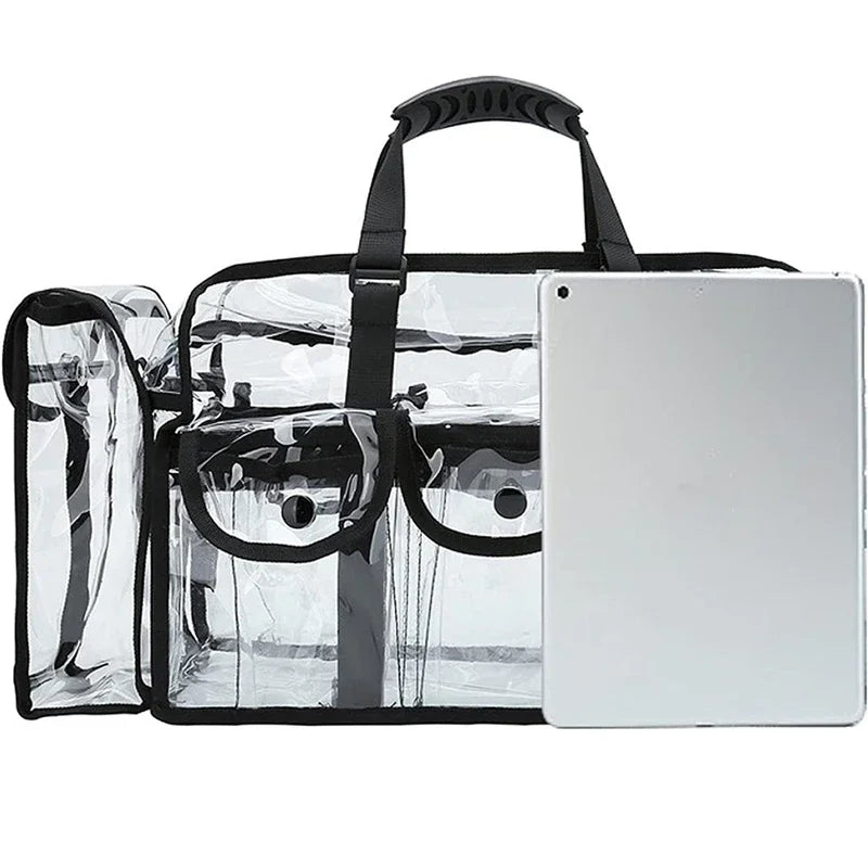 Sac à main transparent multi-poches élégant