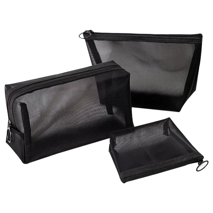 Trousse de toilette transparente chic