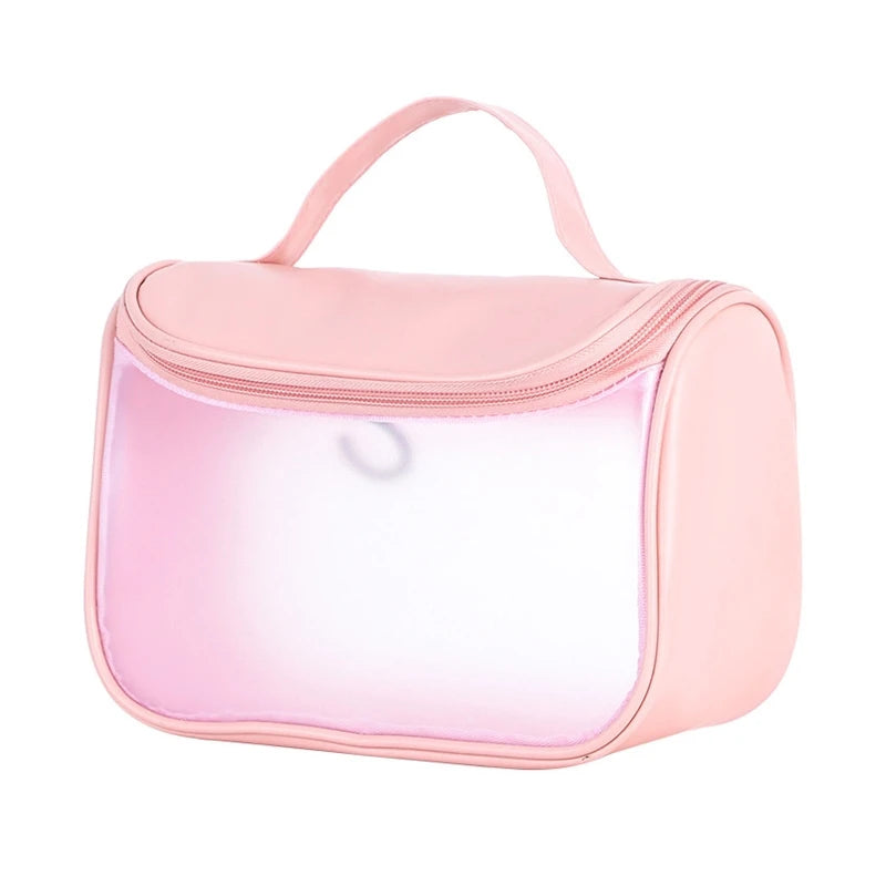 Trousse de voyage transparente élégante