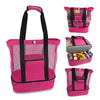 Sac de plage transparent rose mode