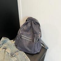 Sac à dos mesh rouge mode - modèle Gray Bag - TransparenceSac.com