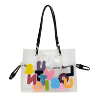 Sac à main transparent vert néon chic - modèle black - TransparenceSac.com