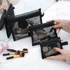 Trousse de toilette transparente chic