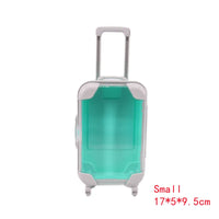 Valise transparente ronde mode colorée - modèle Small Green - TransparenceSac.com