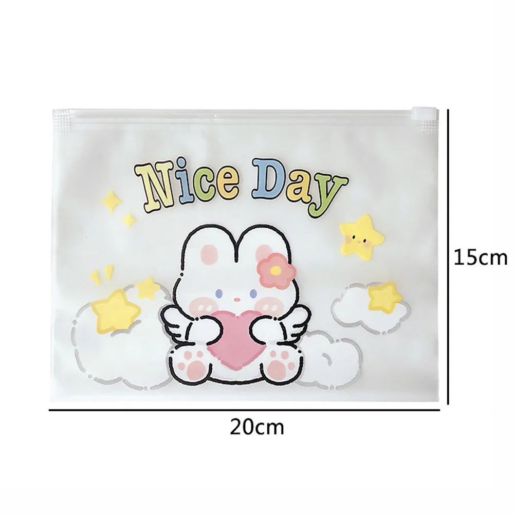 Pochette transparente kawaii Nice Day