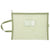 Pochette transparente double compartiment адаптер - modèle Green single layer - TransparenceSac.com