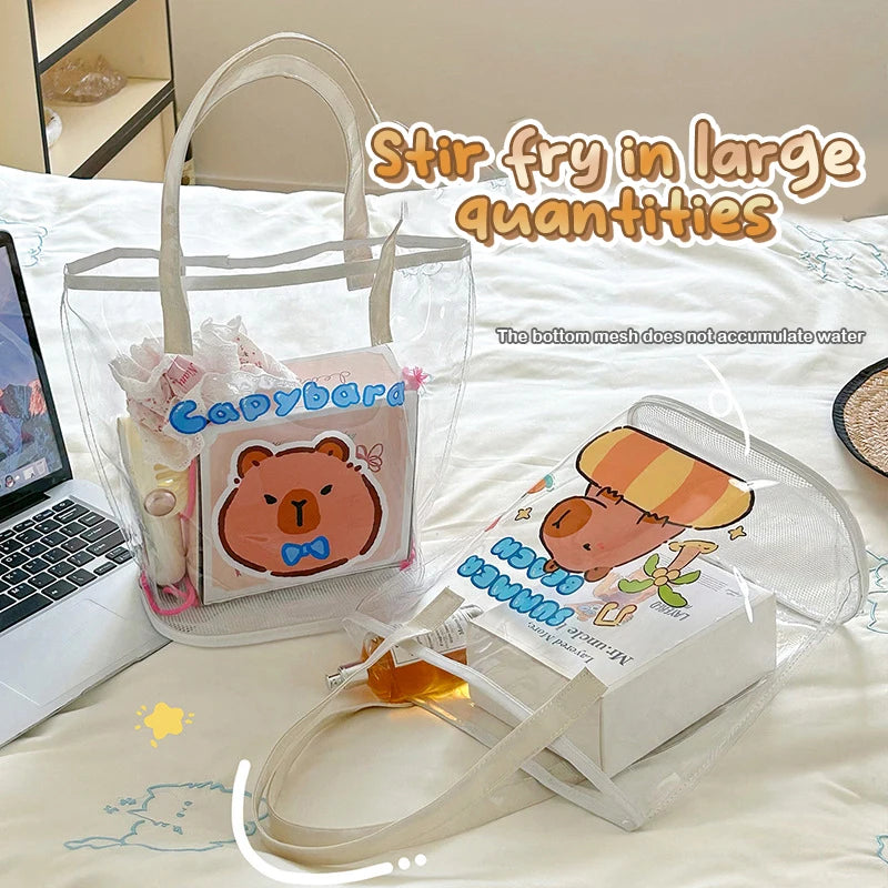 Sac Transparent Capybara Mode Fashion