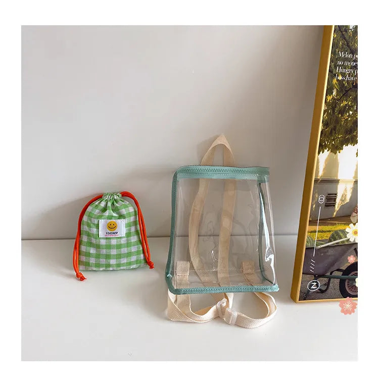 Sac à dos transparent enfant fashion