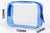 Sac Trousse Transparent Vert Compact Pratique - modèle Blue - TransparenceSac.com