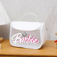 Trousse de voyage transparente mode - modèle Barbie 3 - TransparenceSac.com