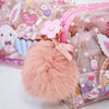 Pochette enfant transparente lapin kawaii