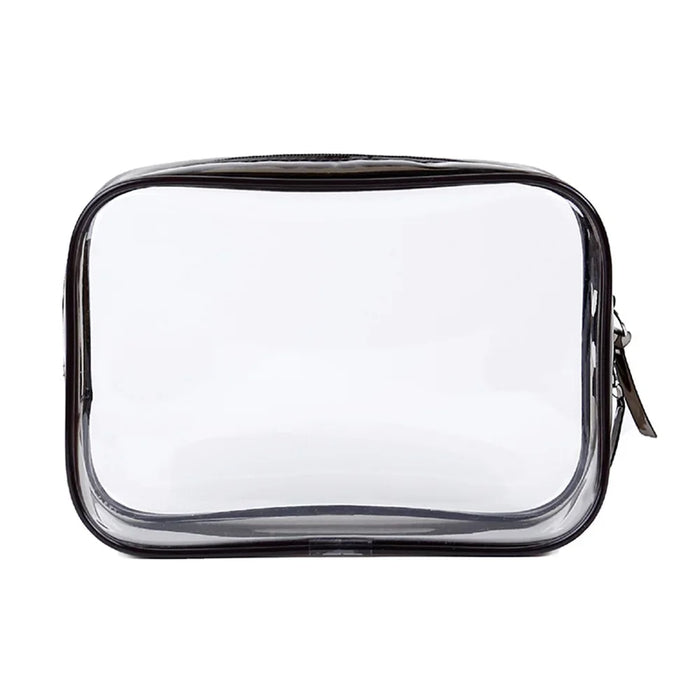 Sac Trousse Transparent Vert Compact Pratique