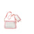 Sac bandoulière transparent avec pochette attachée - modèle Pink - TransparenceSac.com