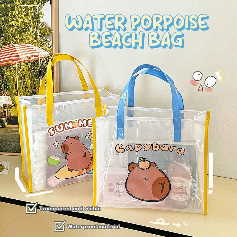 Sac Transparent Capybara Mode Fashion