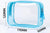 Sac Trousse Transparent Vert Compact Pratique - modèle light blue - TransparenceSac.com